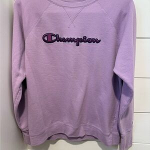 Champion Lavender Athletic Sweatshirt